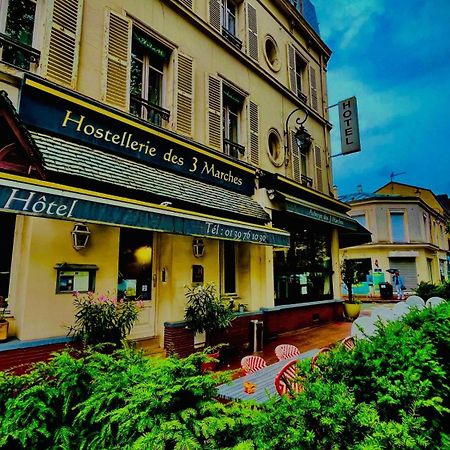 Hotel Des 3 Marches- Logis Hotel Restaurant Ле-Везине Экстерьер фото